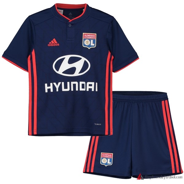 Camiseta Lyon Segunda equipación Niños 2018-2019 Azul